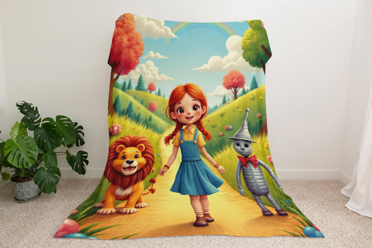 Wizard of Oz Baby Blanket: Sherpa or Minky Nursery Throw