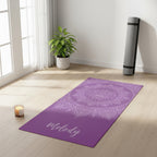 Personalized Yoga Towel: Custom Name, Absorbent Cotton Blend