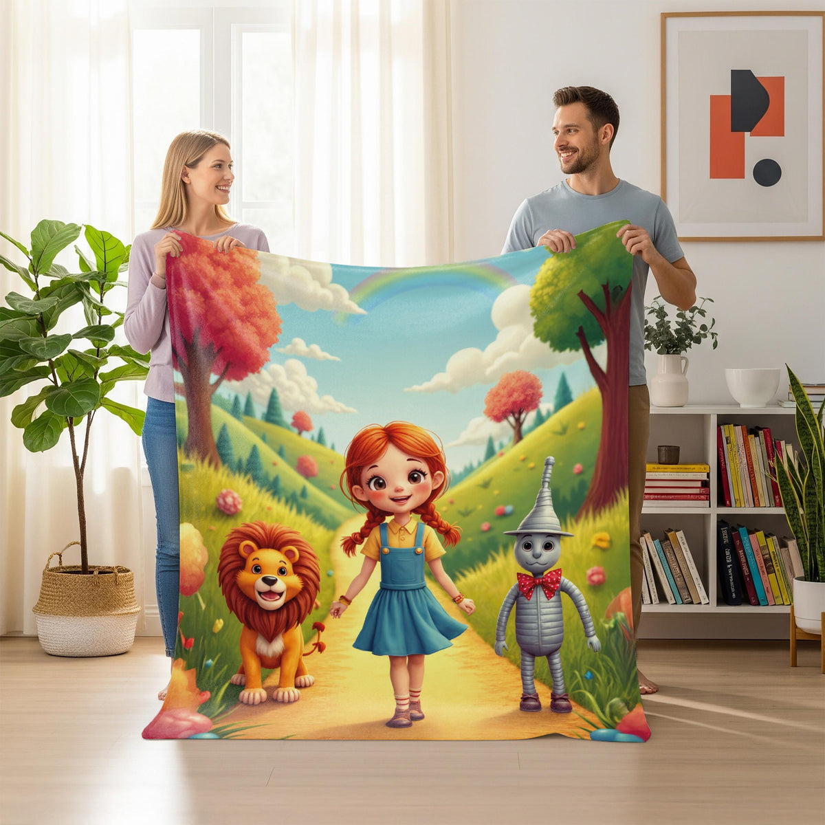 Wizard of Oz Baby Blanket: Sherpa or Minky Nursery Throw
