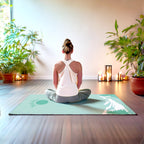 Hot Yoga Towel – Personalized Mountain Custom Name Fitness Towel