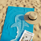 Personalized Whale Shark Beach Towel: Retro Summer Style