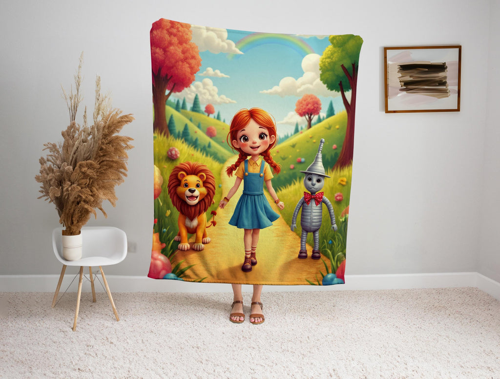 Wizard of Oz Baby Blanket: Sherpa or Minky Nursery Throw