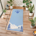 Hot Yoga Towel – Personalized Mountain Custom Name Fitness Towel