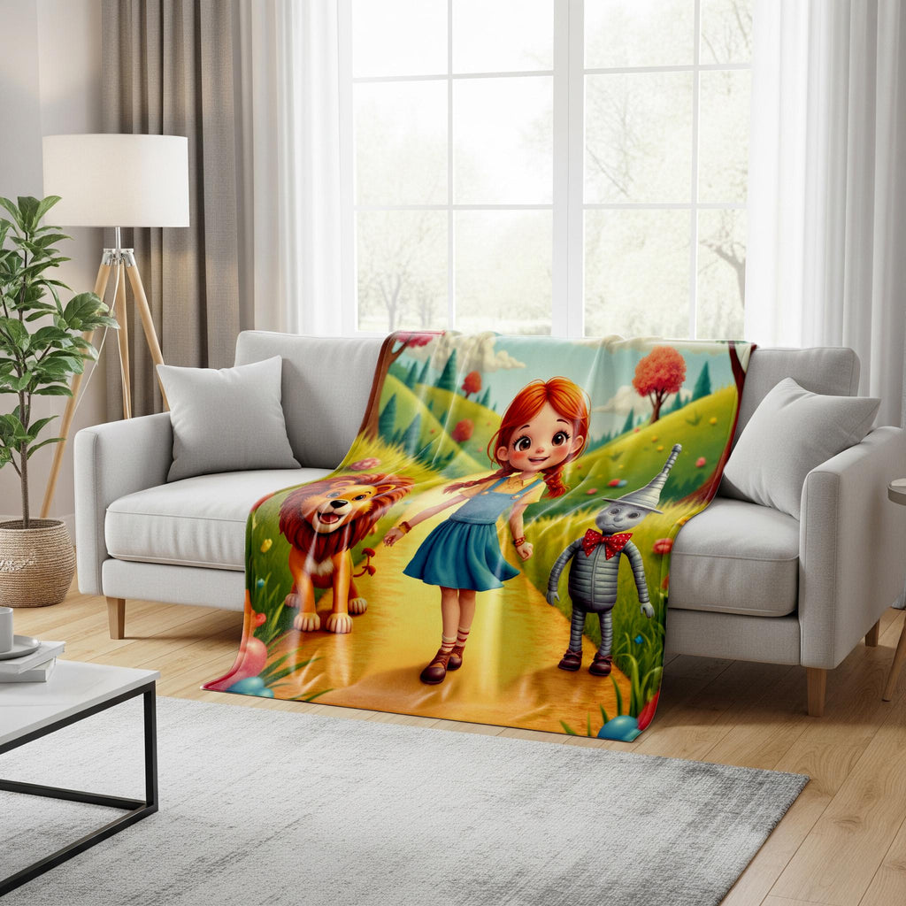 Wizard of Oz Baby Blanket: Sherpa or Minky Nursery Throw