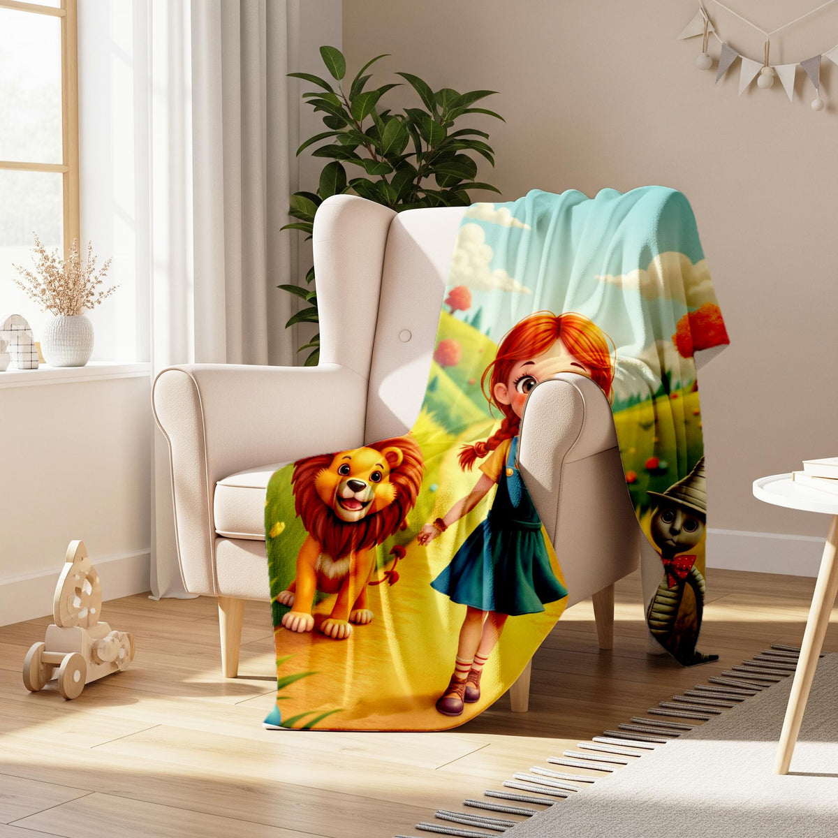 Wizard of Oz Baby Blanket: Sherpa or Minky Nursery Throw