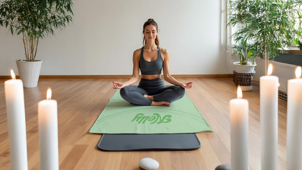 Mountain Yoga Towel – Personalized Custom Name Fitness Towel - image 6