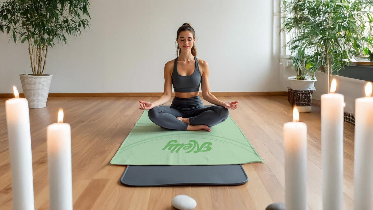 Mountain Yoga Towel – Personalized Custom Name Fitness Towel - image 6